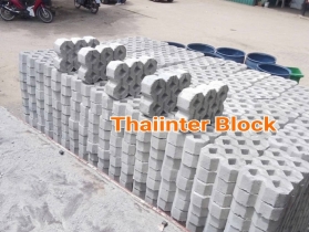 บล็อกตัวหนอน บล็อกแปดเหลี่ยม บล็อกปูหญ้า แผ่นทางเท้า