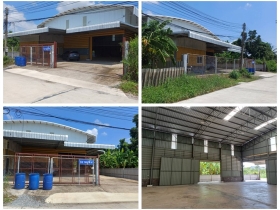 ปล่อยเช่าโกดัง+พื้นที่ทำธุรกิจ พร้อมใช้งาน อ.นครชัยศรี จ.นครปฐม