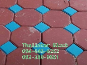 บล็อกตัวหนอน บล็อกแปดเหลี่ยม บล็อกปูหญ้า แผ่นทางเท้า